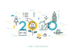 © AKrasov - Infographic concept 2020 year of opportunities