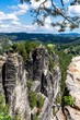 Rocks in Saxon Switzerland National Park in Germany