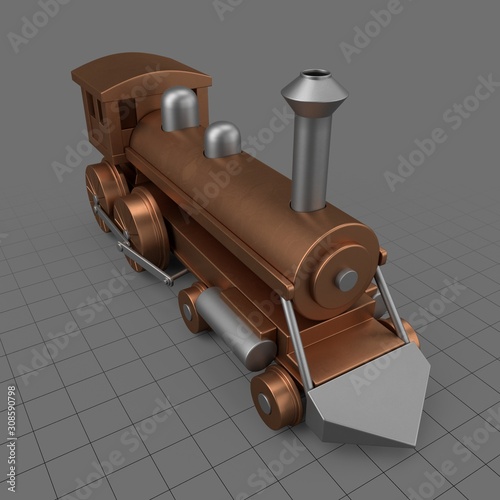 metal toy train engine