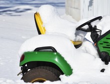 Snow On Lawn Tractor