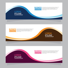 vector abstract design web banner template. web design elements - header design. abstract geometric 