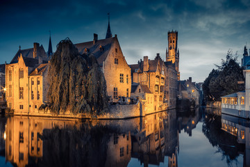 Wall Mural - Le magnifique beffroi de Bruges