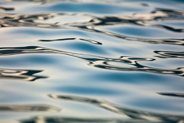 Expanse of water in the pool as an abstract background