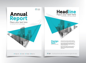 Wall Mural - minimalist business cover page, vector template