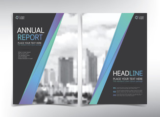 Wall Mural - modern business cover page, vector template, real estate concept