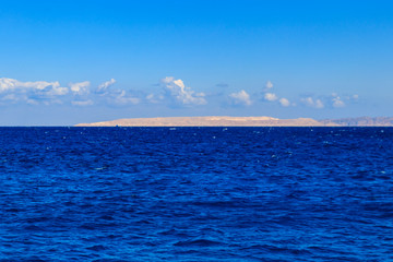 View of the Red sea in Hurghada, Egypt