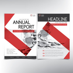 Wall Mural - modern business and financial cover page, vector template