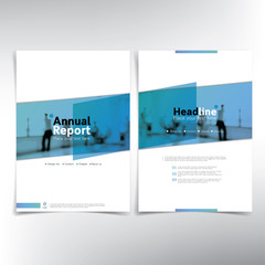 Wall Mural - business cover page, vector template