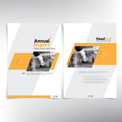 Wall Mural - modern business annual report cover