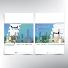 Wall Mural - business cover page, vector template, condominium and real estate concept