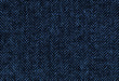 Winter jackets. Geometric patterns in fabrics. Virgin wool extra fine. Navy blue and black Herringbone tweed. Traditional Scottish Glen plaid