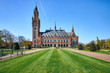 The Peace Palace building of the international Court of Justice in the Hague city