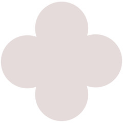 Aufkleber - Abstract modern and stylish digital hand drawn shape on the white isolated background. Creative colorful bright clip art form.