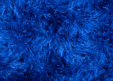 Blue Artificial Fur For Texture