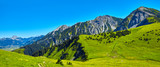 Fototapeta Góry - View of the “Tannheimer valley“ in Austria.