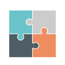 Jigsaw Puzzle Or Autism Puzzle Piece Symbol Flat Vector Icon For Apps And Websites
