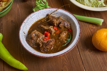 Sticker - Chadian Bangaou  lamb stew