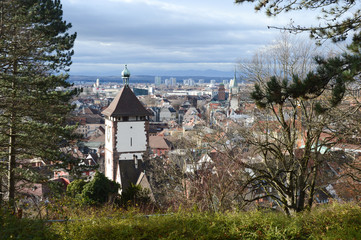 Poster - Allemagne Fribourg foret noire paysage