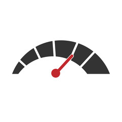 Poster - Business credit score vector speedometer. Customer satisfaction indicators with poor and good levels. Credit score poor and good rating illustration vector