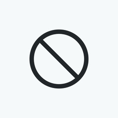 Poster - stop vector isolated icon