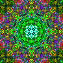Color Abstract Graphic Kaleidoscope. Pattern