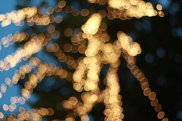 Wall Mural - Bokeh around the grand palace