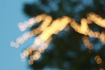 Wall Mural - Bokeh around the grand palace