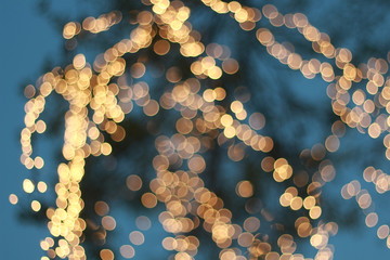 Wall Mural - Bokeh around the grand palace