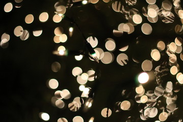 Wall Mural - Bokeh around ratchadamneon road light