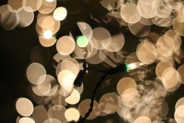 Wall Mural - Bokeh around ratchadamneon road light