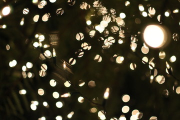 Wall Mural - Bokeh around ratchadamneon road light