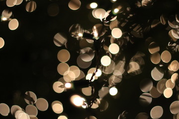 Wall Mural - Bokeh around ratchadamneon road light