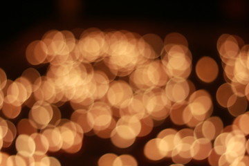 Wall Mural - Bokeh of the candle on the golden mounth