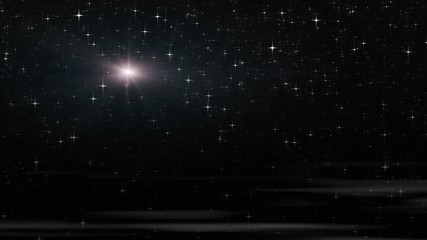large bethlehem nativity christmas eve star or also a supernova nebula shines in a night sky backgro