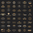 © lubashka - Collection of vintage logos and symbols.