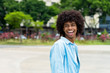 © Daniel Ernst - Laughing african american hipster young adult