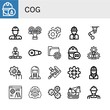 © Natalia - Set of cog icons
