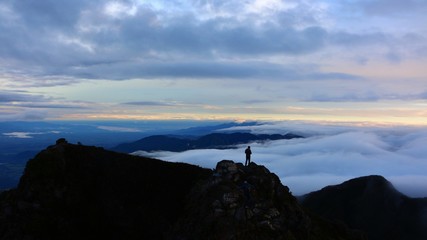 Sunrise with a view at Volcán Barú in Panama