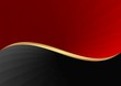 black and red abstract wavy background