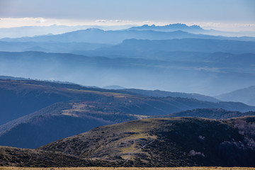  Beautiful mountain effect from Spanish mountain Montseny