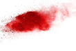 © piyaphong - Red powder explosion on white background. Colored cloud. Colorful dust explode. Paint Holi.