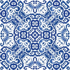  Decorative color ceramic azulejo tiles.