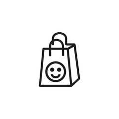 Charity thin line icon. Helping online, fundraising, sharing isolated outline sign. Donation and charity concept. Vector illustration symbol element for web design and apps