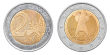 Coin Of 2 Euro Cents. 2002
