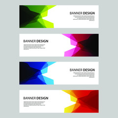 Vector Abstract design banner web template