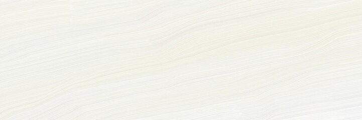 Aufkleber - horizontal banner with waves. modern soft curvy waves background design with linen, antique white and snow color