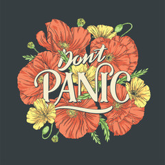 Dont Panic lettering