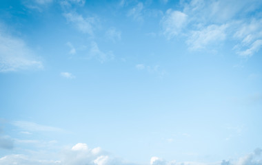 Blue sky and white clouds