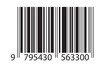 Barcode symbol. Bar code icon template with numbers isolated on white background