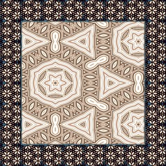 Elegant ornamental seamless pattern tile